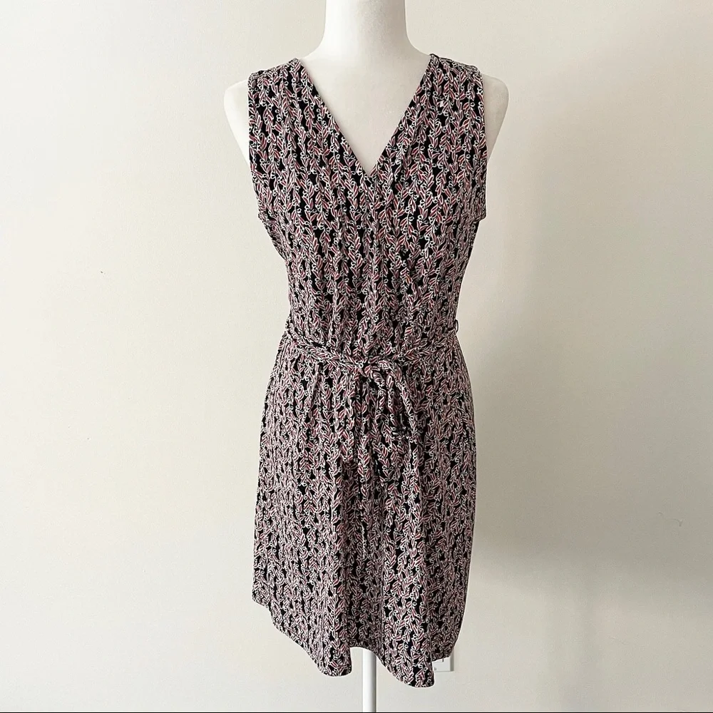 LOFT Outlet | Petite Floral Print Faux Wrap Tie Waist Dress *NWT* - Picture 1 of 12